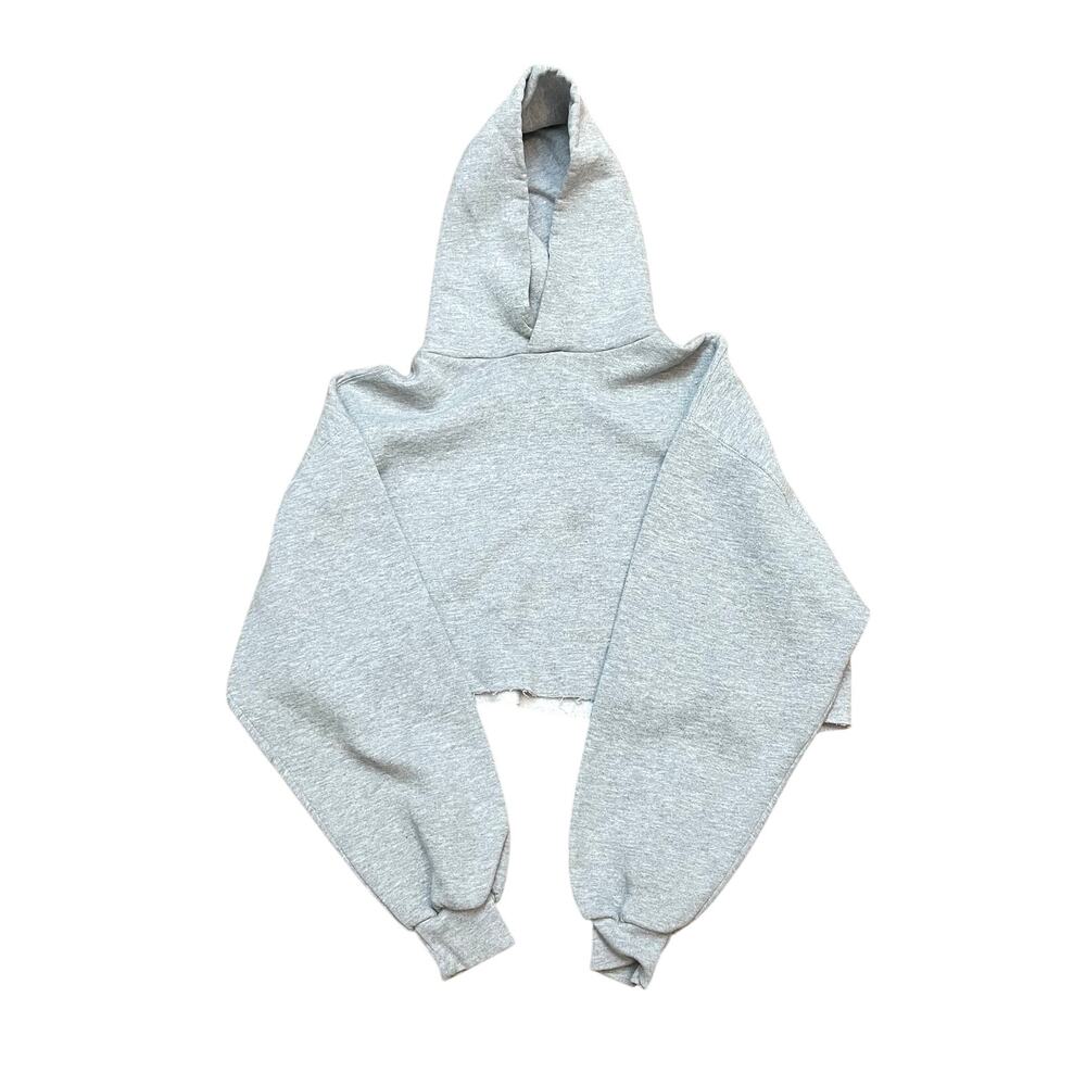 Vtg Russell Athletic Cropped Hoodie - Size XL